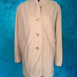 Kashmiracle Women's Pink and Cream Coat